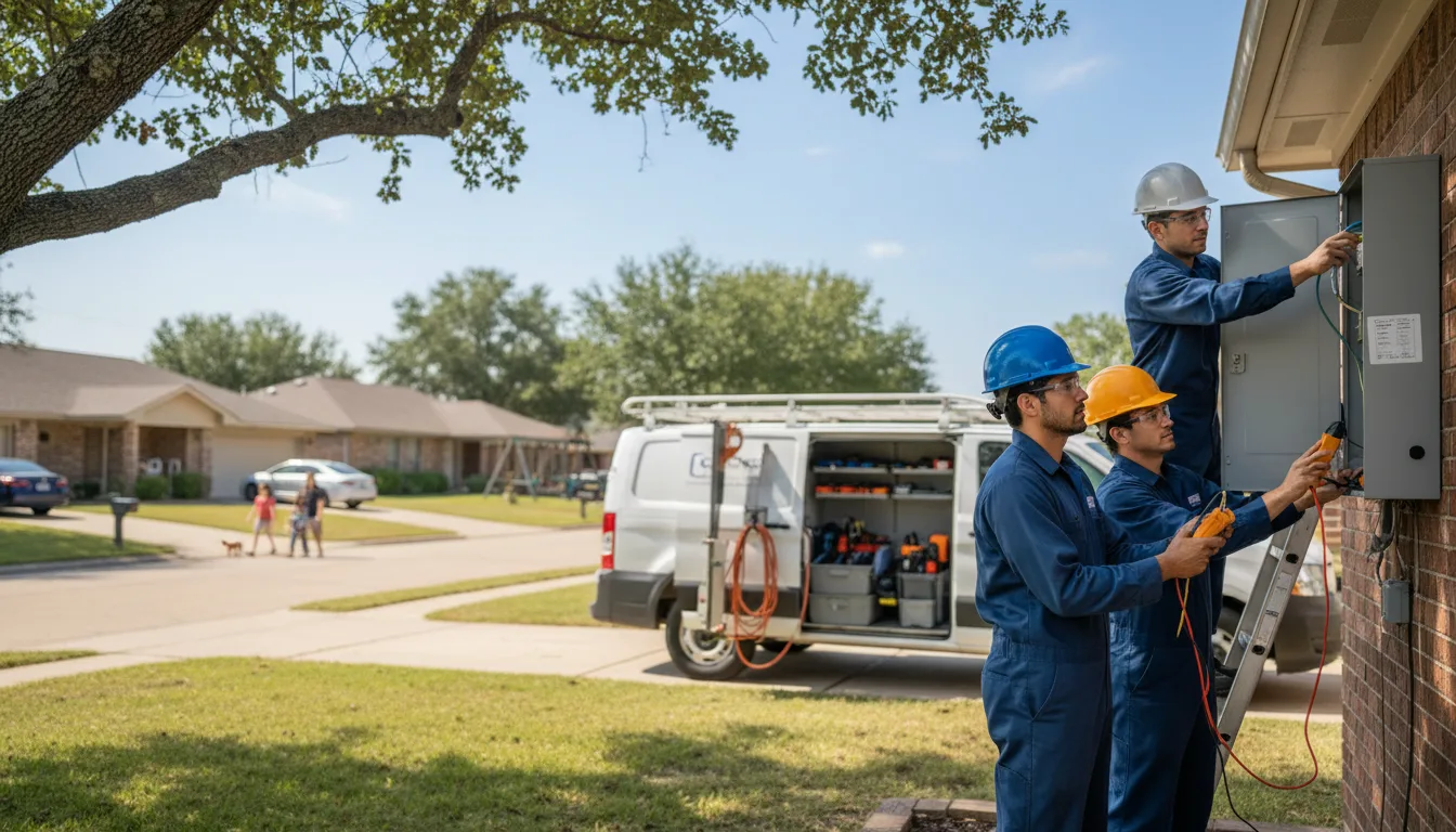 Certified electrician providing emergency electrical services in Hidalgo, TX